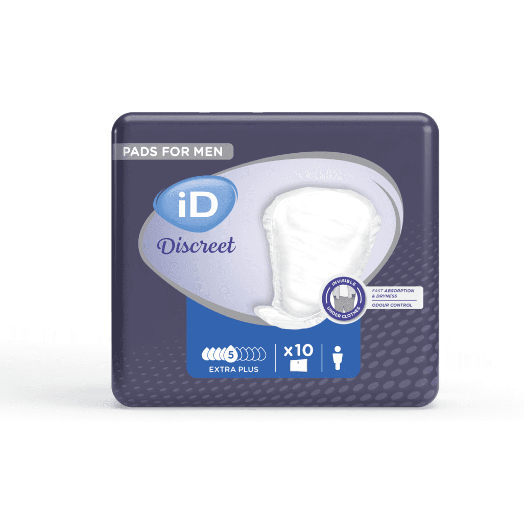 iD Discreet Light Pads FOR MEN EXTRA PLUS (1 Karton: 16 x 10 Stück)