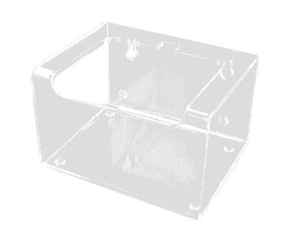 AEROpart Halterung f.Sterilwassersysteme 350/550, Aquapak 340ml/650ml