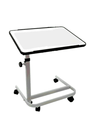Beistell-Tisch ca.62x41x65-98cm weiß