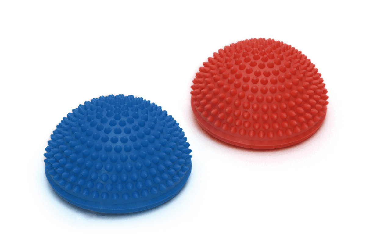 Spiky Dome Sissel ca.16cm, (VPE:2 Stück) 1xrot / 1xblau
