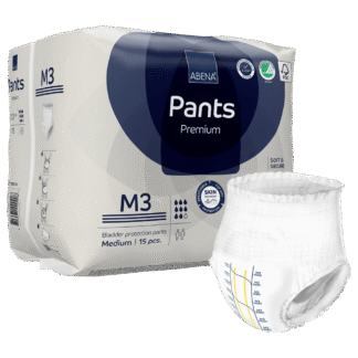 Windelhose ABENA-Pants Premium M3 Hüfte 80 bis 110 cm (1 Karton: 6 x 15 Stück)
