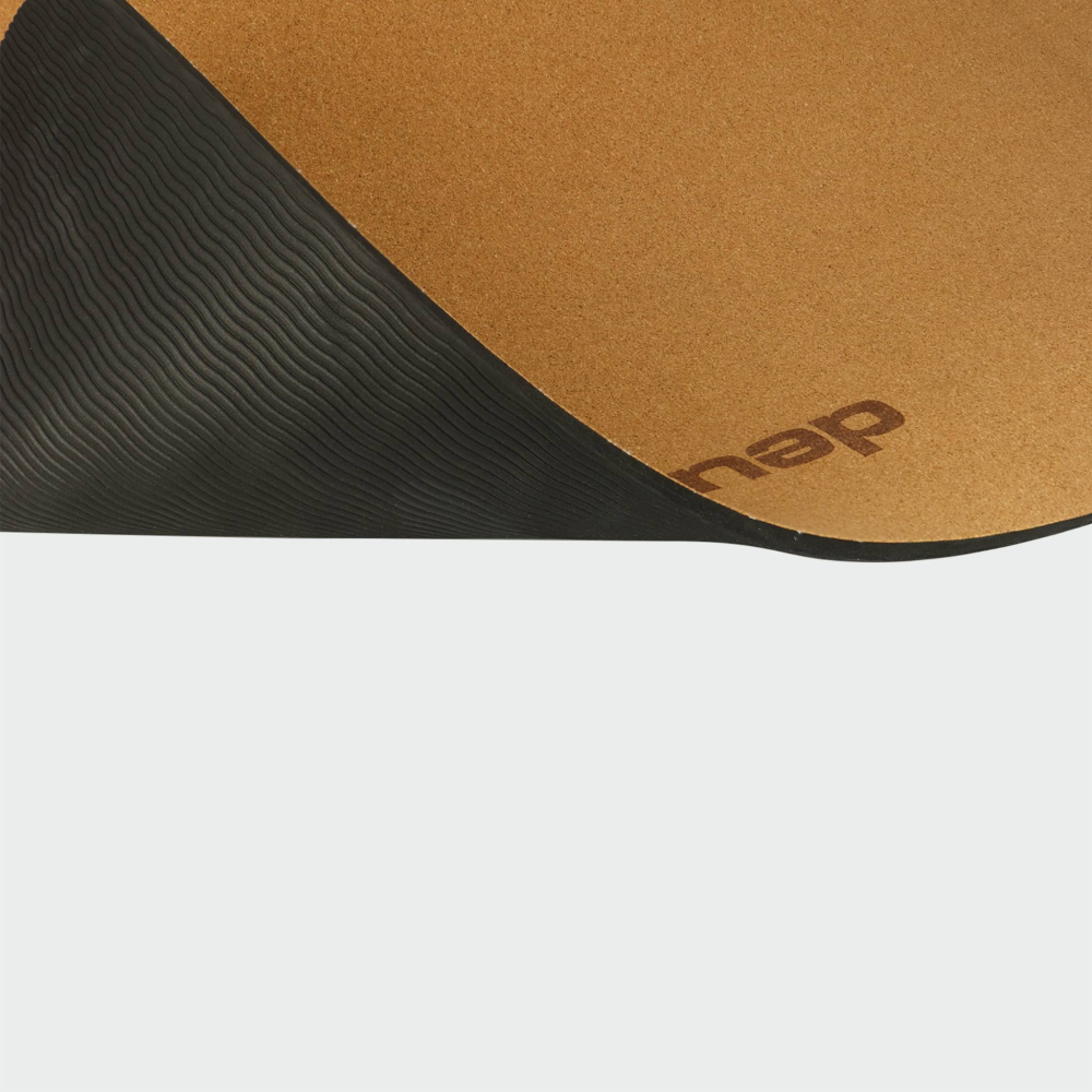 Yoga Matte Deuser Kork 183x61x0,6cm kork-grau – Bild 2