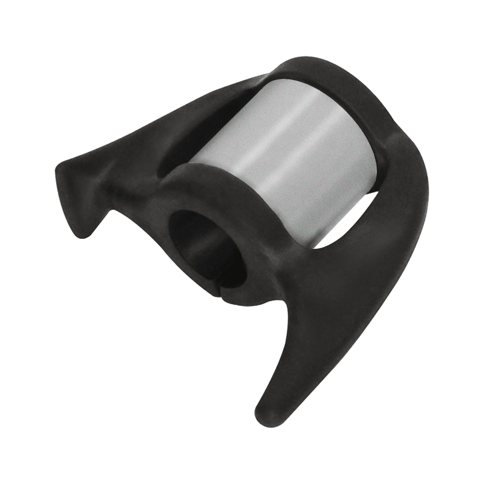 Krücken- und Stockhalter schwarz-silber