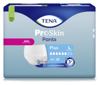 Einweghose TENA Pants PROskin Plus L Hüftumfang 100 bis 135 cm(1 Karton: 4 x 14 Stück)