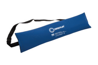 Fersenentlastungsgurt CarePur M 90 x 16 cm blau