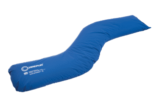 Seitenlagerungskissen CarePur M 180 x 31 cm blau