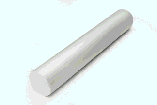 SISSEL Pilates Roller 15x90cm inklusive Übungsposter weiß