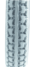 Reifen für Standard-Rollstuhl Profil C-628, 12 1/2 x 2 1/4 grau