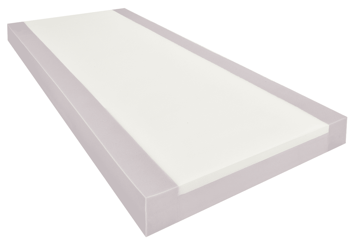aks-Duoplot plus AD-Matratze mit Randverstärkung und Inko-Air 90x200x14 cm,gerollt – Bild 2