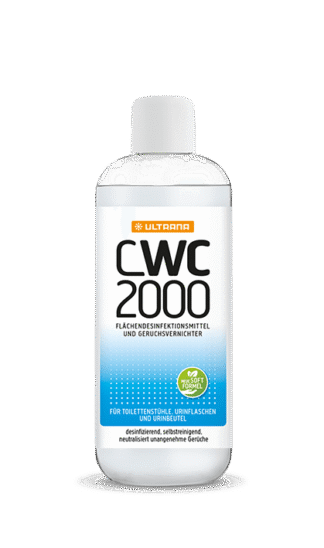 Geruchsvernichter mit Desinfektionsmittel Ultrana, CWC 2000, 150 ml (VPE: 24 Stück)