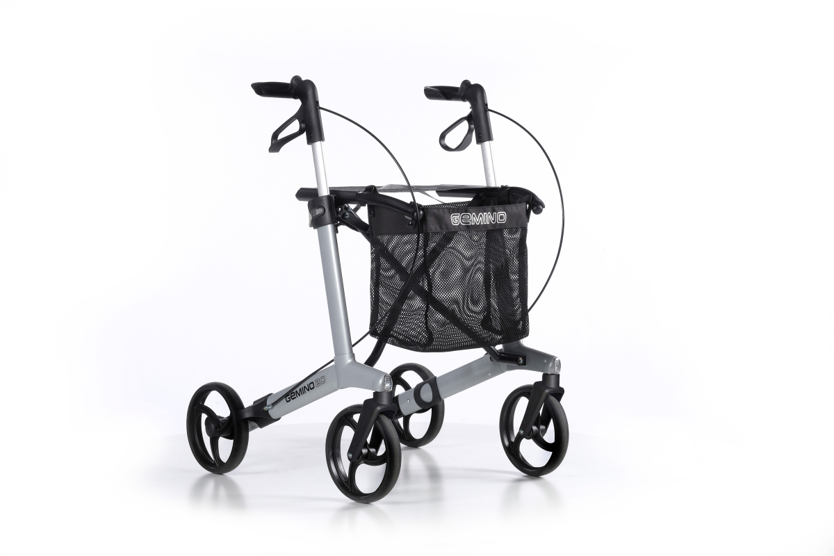 Leichtgewichtrollator Gemino 20 M silbergrau