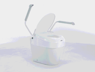Toilettensitzerhöhung AQUATEC 900 mit Armlehnen