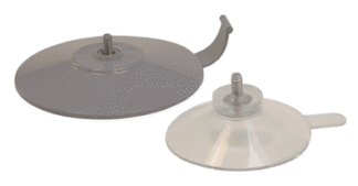 Saugerset für Badewannenlifter Akkulift Felix (4x transparent, 1x grau)