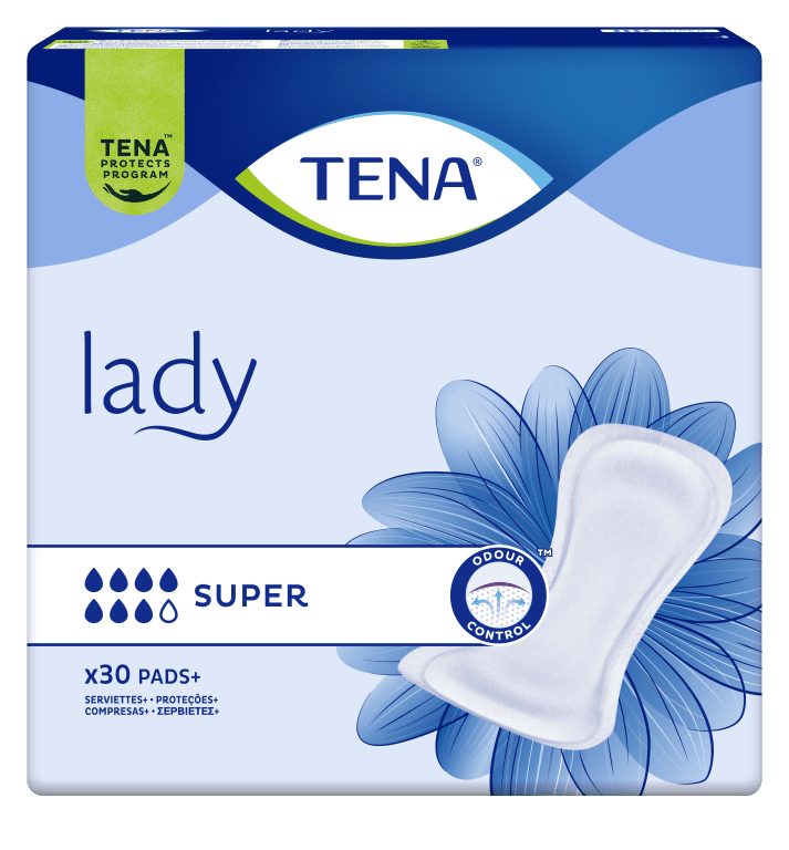 Einlage TENA Lady Super (1 Karton: 6 x 30 Stück)