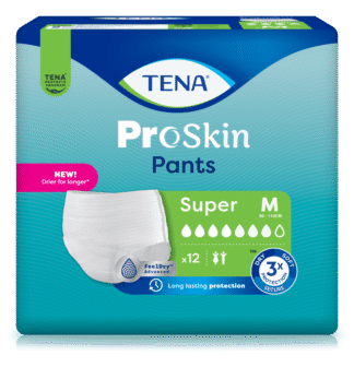 TENA Pants PROskin Super M, Hüfte 80-110 cm (1 Karton: 4 x 12 Stück)
