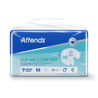 Windelhose Attends SLIP AIR COMFORT 9M Hüfte 80 bis 110 cm(1Karton: 4x28 Stück)