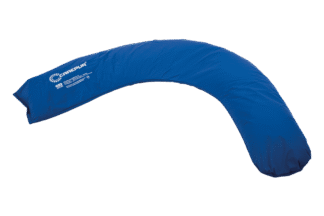 Halbmondkissen CarePur 180 x 31 cm blau