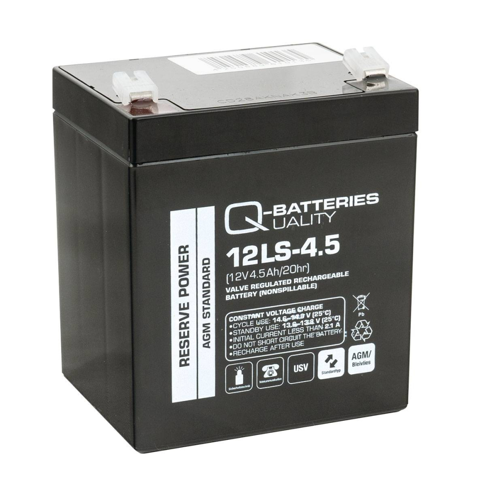 Quality-Batteries 12LS-4.5 12V/4,5Ah 90x70x101 mm – Bild 2