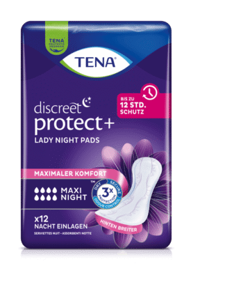 Einlage TENA Lady Discreet Night Maxi (1 Karton: 6 x 12 Stück)