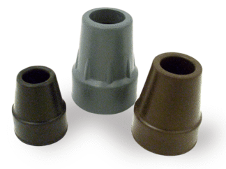 Gummipuffer für Krankenstock, 18mm braun