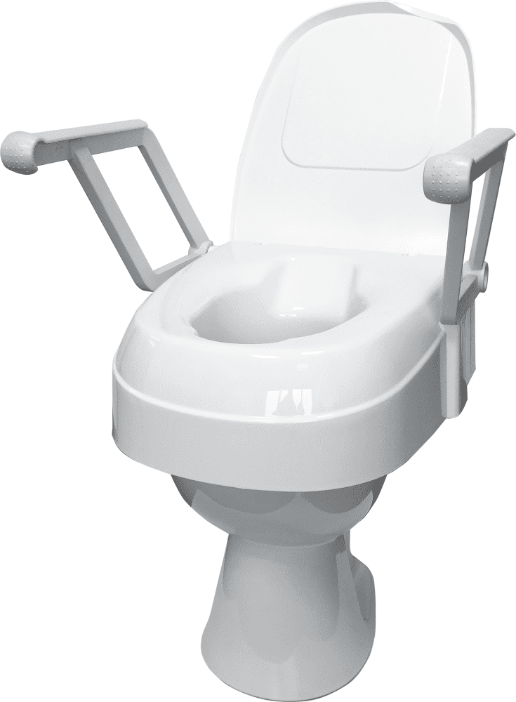 Toilettensitzerhöhung TSE 120, mit Armlehnen – Bild 2