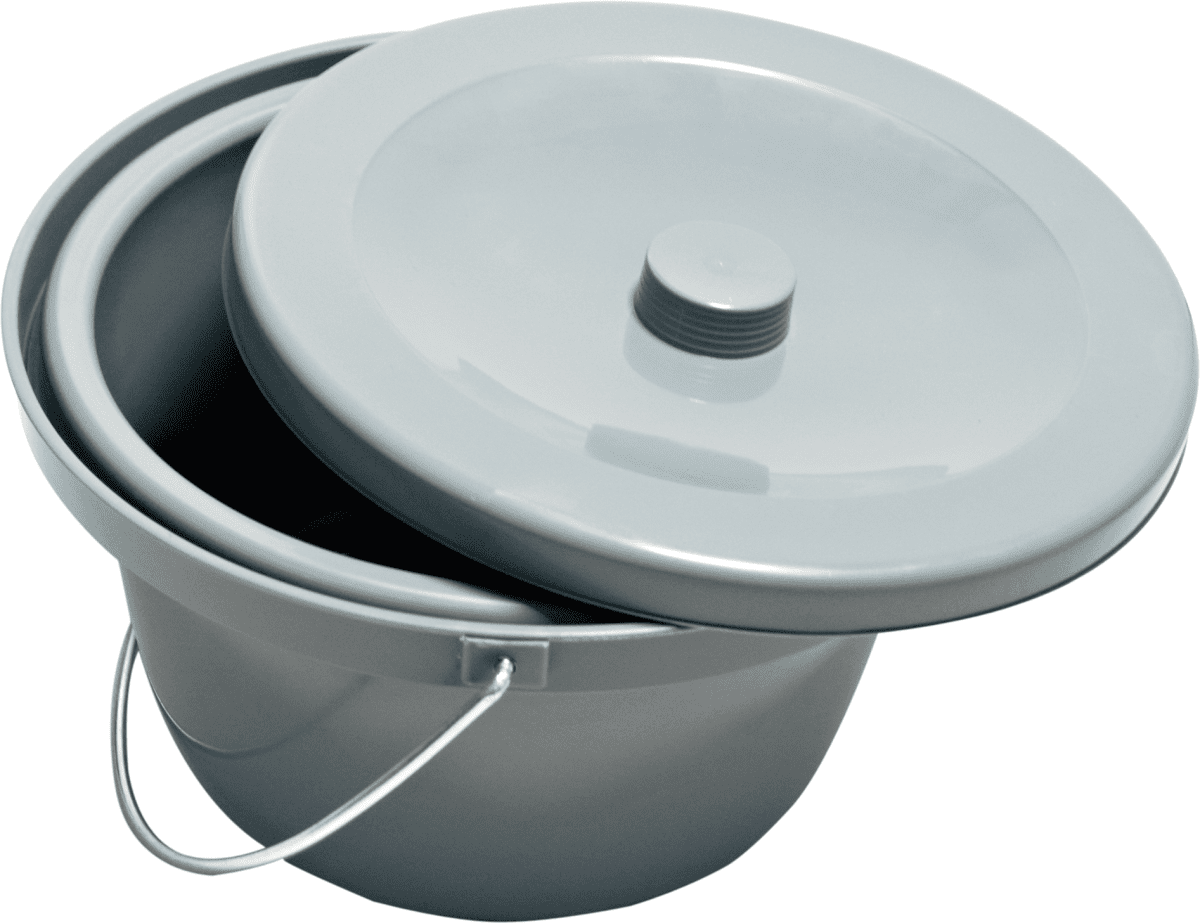 Toilettenrollstuhl TRS 200 XXL anthrazit – Bild 3