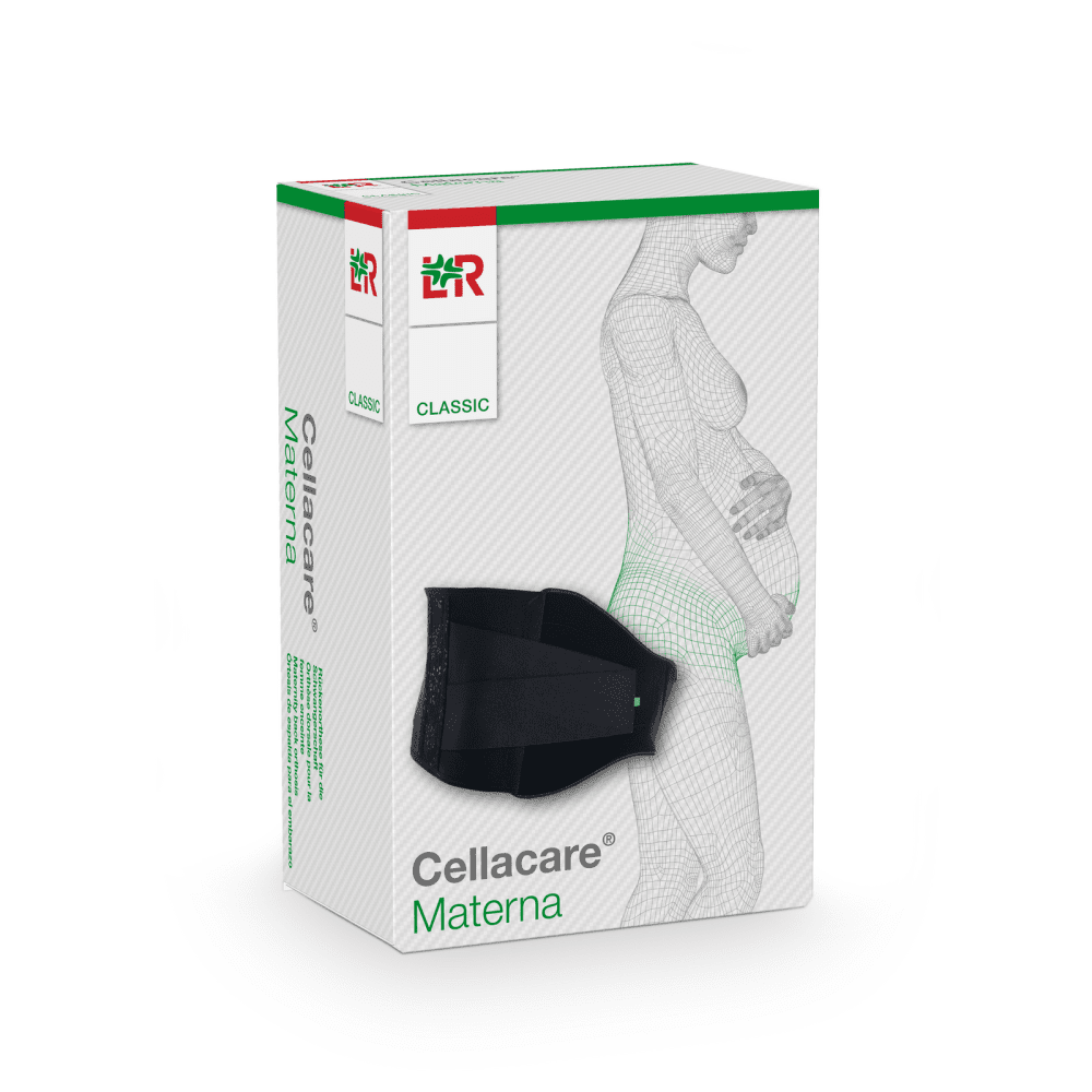 Schwangerschaftsorthese Cellacare Materna Classic schwarz-grün – Bild 2