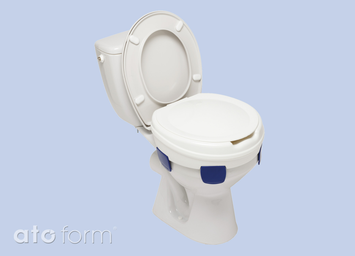 Toilettensitzerhöhung Clipper III mit Deckel, 10 cm – Bild 3