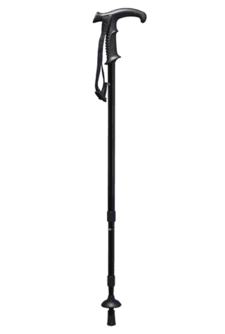 Teleskopstock Vario-Combi-Antishock, schwarz