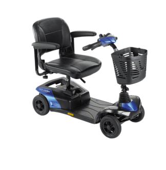 Elektro-Scooter COLIBRI 4-rad 6km/h saphirblau