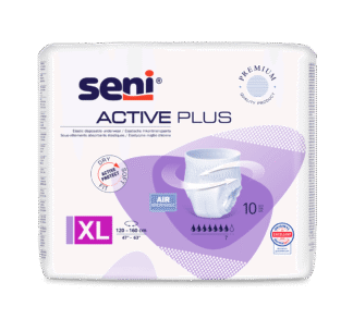 Einweginkontinenzslips Seni Active Plus x-large (1 Karton: 8x10 Stück)