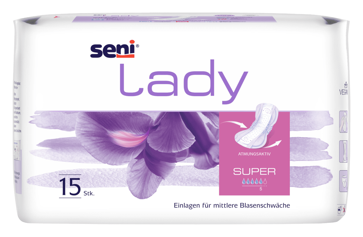 Inkontinenzeinlagen Seni Lady Super (1 Karton: 16 x 15 Stück)