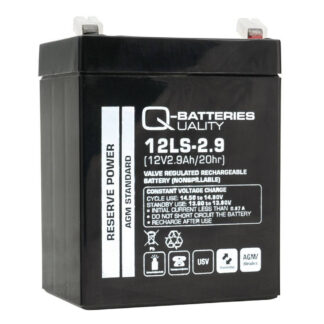 Quality-Batteries 12LS-2.9 12V/2,9Ah 79x55x98 mm