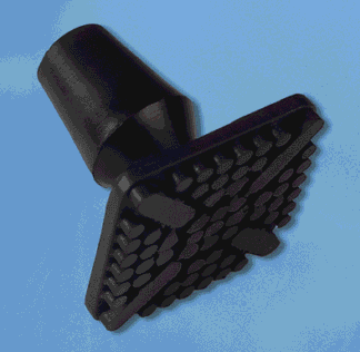 Haftpuffer-Noppenauflage 70x70 mm schwarz