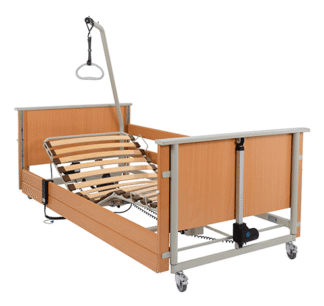 aks-Bett D4 LowEntry Holz-Liegefläche, 29V-SMPS 90x200 cm, Holz