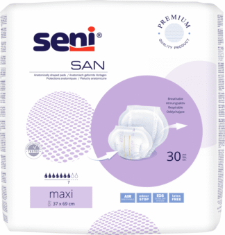 Inkontinenzvorlagen Seni San Maxi (1 Karton: 4 x 30 Stück)