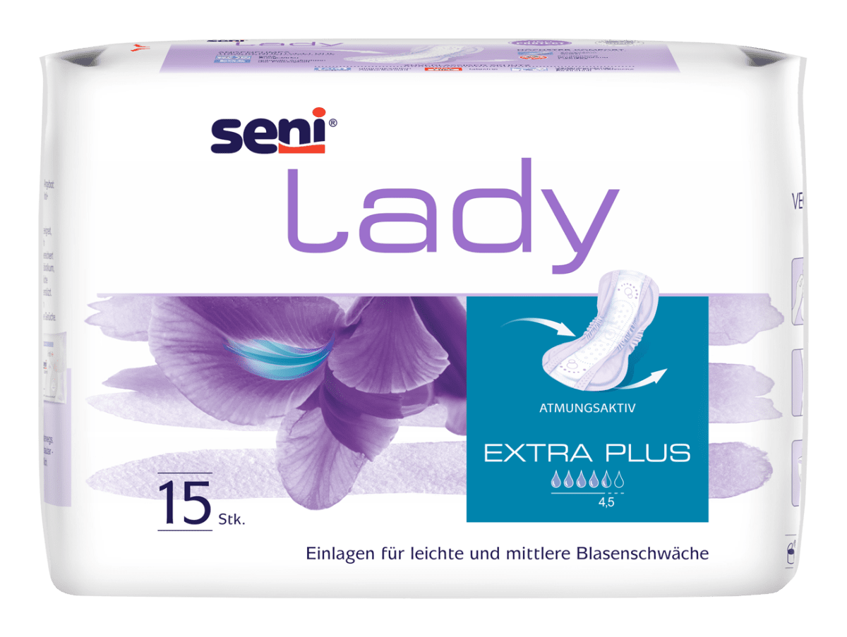Inkontinenzeinlagen Seni Lady EXTRA Plus (1 Karton: 20 x 15 Stück)