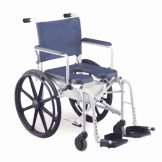 Dusch- und Toilettenrollstuhl INVACARE H273 LIMA m.Topf,Halter,2 Lenkrollen 5/2 Antriebsrädern 24