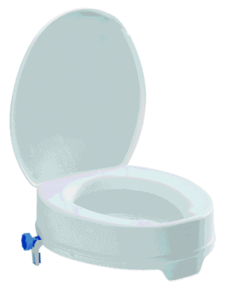 Toilettensitzerhöhung TSE Easy 10 mit Deckel