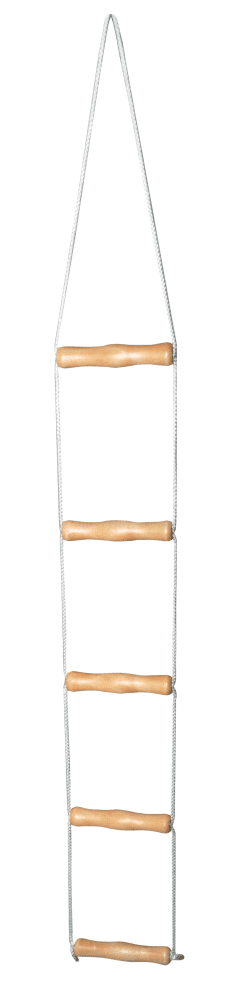 Bettleiter, 5 Holzgriffe anatomisch geformt ca. 130cm