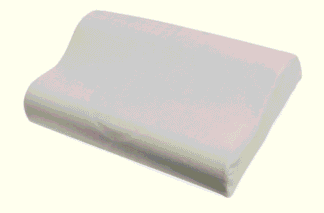 Nackenkissen Pharma Form mit Flauschbezug, 30x50cm