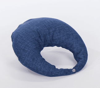Nackenkrempe MELBOURN mit Druckknopf und Reißverschluss.35cm,blau