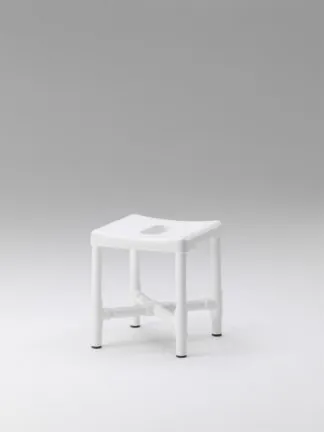 Duschhocker DH 49 mit Hygieneöffnung weiß