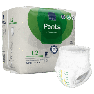 Windelhose ABENA-Pants Premium L2 Hüfte 100 bis 140 cm (1 Karton: 6 x 15 Stk)