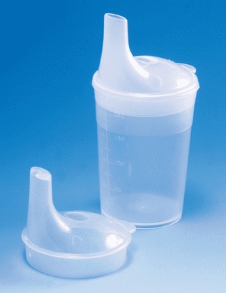 Schnabelbecher-Set für Tee und Brei transparent