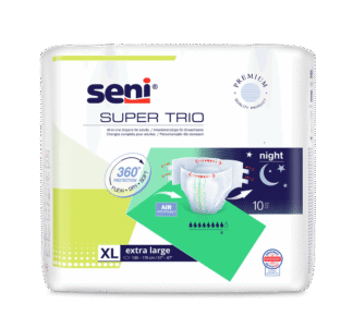 Inkontinenzhosen Super Seni Trio Extra Large, Hüfte 130 bis 170 cm (1 Karton: 6 x 10 Stück)