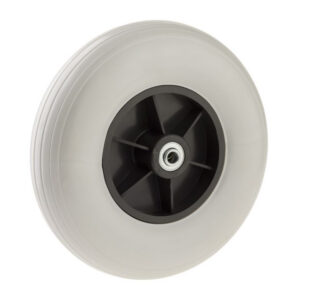 Rad für Rollatoren mit Kugellager- Rippenfelge TPE 200x50 Nabenlänge 62mm