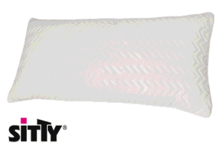 Sitty SchlafTraum Taschen-Federkern-Kopfkissen 80 x 40 cm