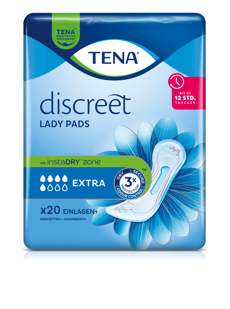 Einlage TENA Lady Discreet Extra (1 Karton: 12 x 20 Stück)