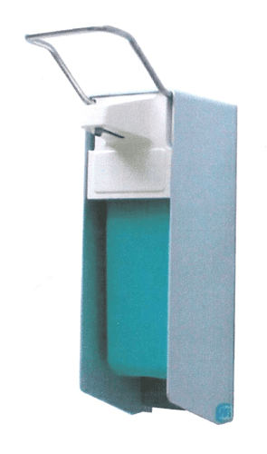 TEMDEX Universalspender mit kurzem Hebel und Leerflasche, 500 ml